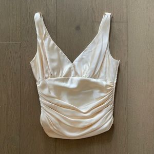 VINTAGE DESIGNER SILK TANK TOP ABSOLUTELY PERFECT